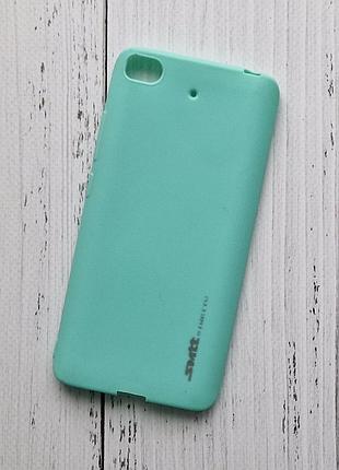 Чехол для xiaomi mi 5s силиконовый, мятный (зеленый)