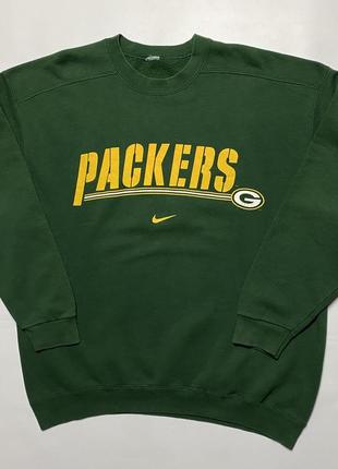 Світшот nike packers nfl vintage вінтаж