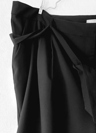 Черные стречевые кюлоты с карманами asos 28 uk видео с подиума7 фото