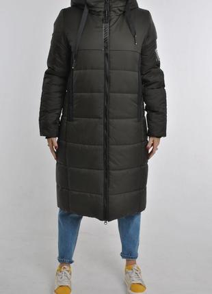 Тепле зимове пальто куртка2 фото