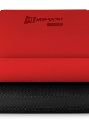 Мат для фітнесу та йоги hop-sport tpe 0,6см hs-t006gm червоний