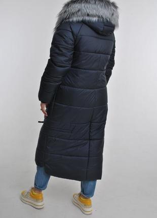 Качественная зимняя длинная куртка пуховик4 фото