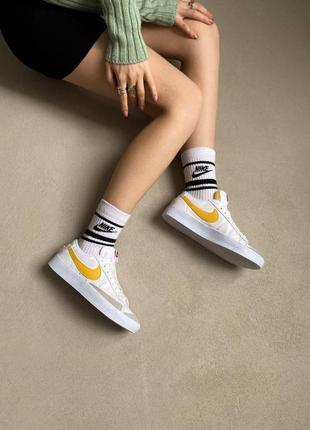 Женские кроссовки nike blazer low7 фото