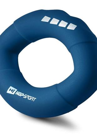 Эспандер силиконовый овальный 27,2 кг hop-sport hs-s027og темно-синий