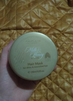 Отличная маска для волос oriflame milk&honey gold1 фото