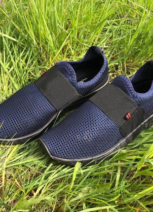 Мужские кроссовки из сетки 45 размер. летние кроссовки сетка, обувь для бега. модель 44252. цвет: синий6 фото