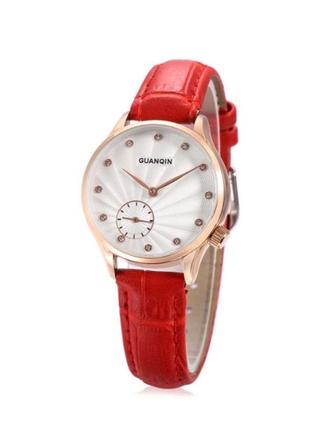 Часы guanqin gs19052 cl gold-white-red (gs19052gwr)