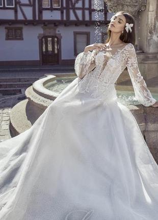 Весільна сукня paradice з колекції lite by dominiss 2020 від бренду dominiss