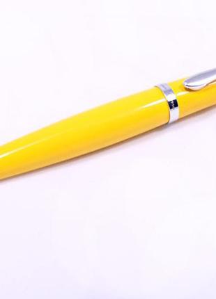 Ручка кулькова gianni terra yellow жовтий корпус (hh1380/b)