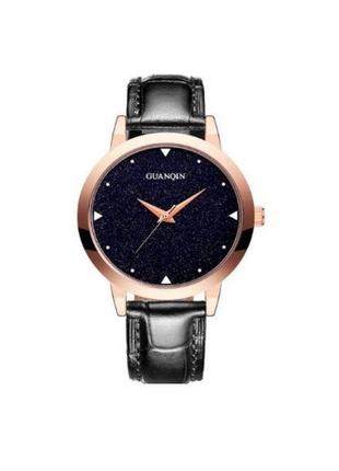 Годинник жіночий guanqin gs19051 cl gold-blue-black (gs19051gblb)