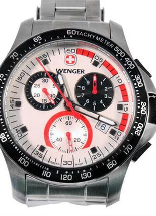 Набір wenger годинник і ніж червоно-чорний (70797)3 фото