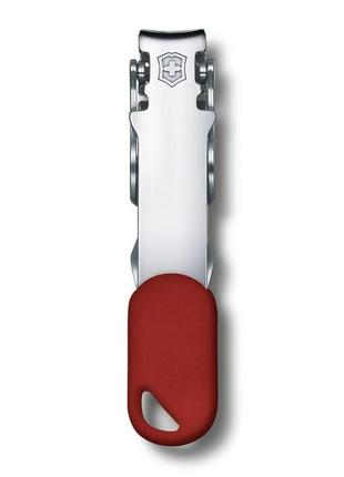 Кусачки для ногтей (книпстер) victorinox nail clipper красный (8.2050.b1)4 фото