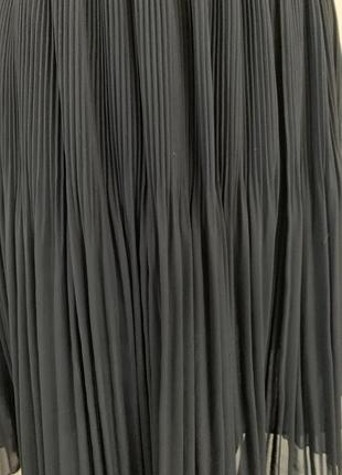 Короткая плиссированная юбка zara4 фото