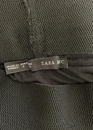 Короткая плиссированная юбка zara5 фото
