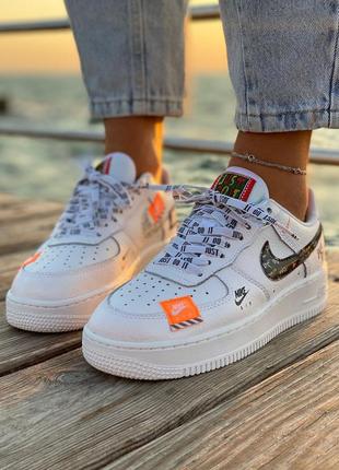 Nike air force “just do it pack” 🆕 мужские кроссовки найк аир форс 🆕 белые