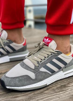 Adidas zx 500 rm grey   🆕 мужские кроссовки адидас  🆕 серые2 фото