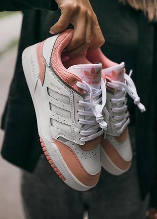 Adidas drop step white\pink 🆕 жіночі кросівки адідас 🆕 білі/рожеві