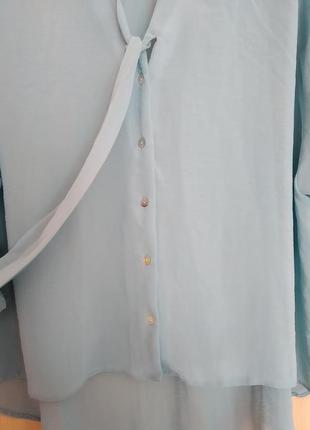 Шифоновая блуза большого размера2 фото