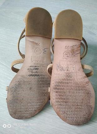 Кожанные босоножки! 7