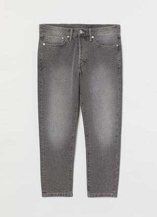 Стильные мужские джинсы slim, denim h&m разм. 33