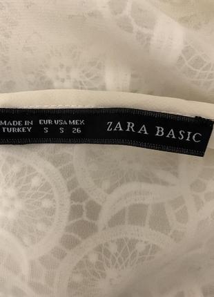 Стильная блуза из кружева zara3 фото