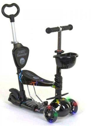 Самокат із ручкою "best scooter" від polinatoys