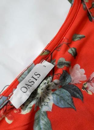 Стильна квіткова блуза на запах з рюшами від oasis5 фото