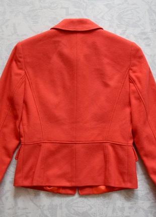 Теплый кашемировый пиджак коралловый пиджак, жакет8 фото