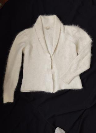 Піджак светр накидка ангорка з великими плечима