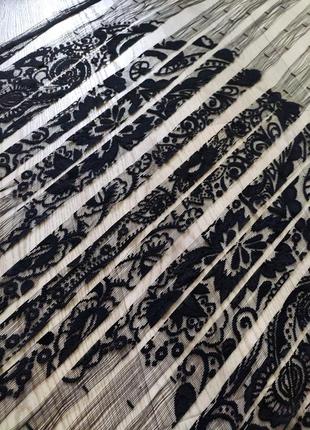 Тюль, нитки череп