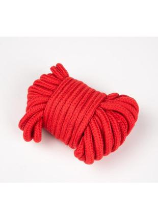Мотузка для зв'язування колір червоний 9 м