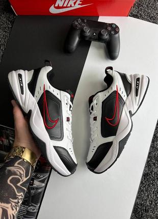 Чоловічі кросівки nike air max monarch  iv white black red