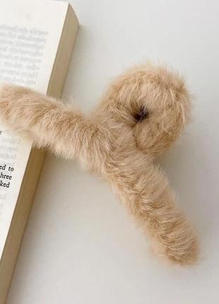 Шпилька-краб хутряна фантазія