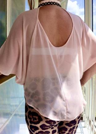 Шифоновая 👚 блуза . рубашка с вышитым воротником. батник.7 фото
