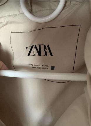 Безрукавка zara розмір xl xxl жилетка молочна нова колекція 20234 фото