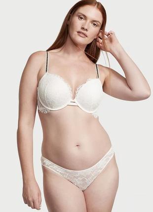 Комплект нижнего белья victoria’s secret бюстгальтер 34b (75b), 36b (80b), трусики s, m. very sexy shine. белье виктория сикрет