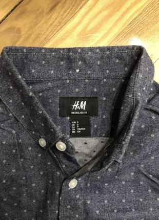 Сорочка h&m, бавовна, розміри s, l6 фото