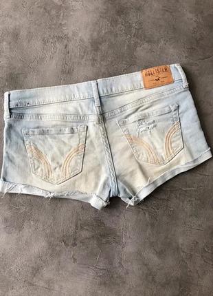 Женские джинсовые шорты hollister3 фото