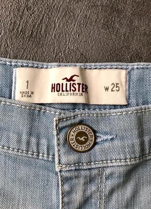 Жіночі джинсові шорти hollister4 фото