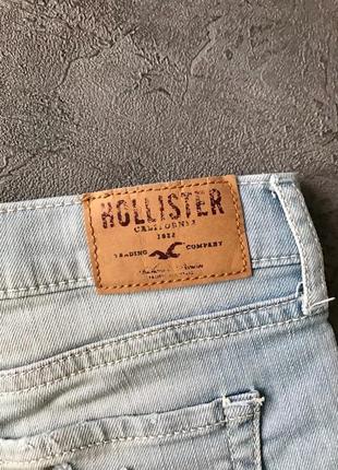 Женские джинсовые шорты hollister6 фото