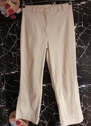 🔥штани кльош з розрізами🔥