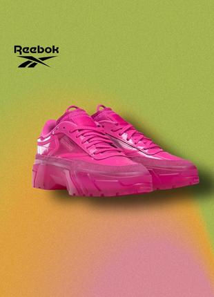 Reebok classic - шкіряні кросівки club c x cardi b h02527 оригінальні1 фото