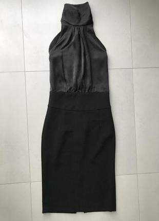 Элегантное черное силуэтное платье zara🖤