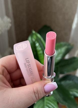 Сахарный скраб для губ dior addict lip sugar scrub