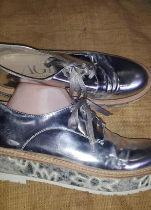 Шкіра туфлі attilio giusti leombruni made in italy