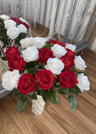 Красивые розы латексные декор как живые7 фото