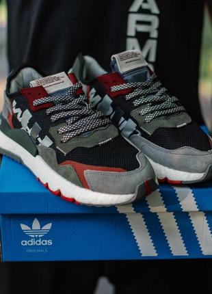 Мужские кроссовки adidas nite jogger white mountaineering black