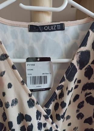 Блуза в анімалістичний принт 🐆 quiz4 фото