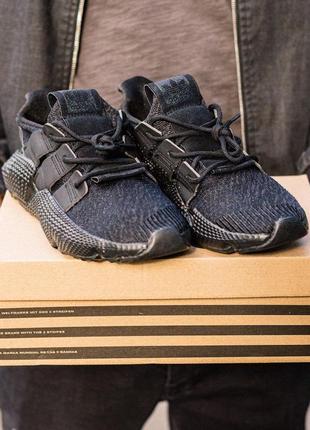 Мужские кроссовки adidas prophere all black1 фото