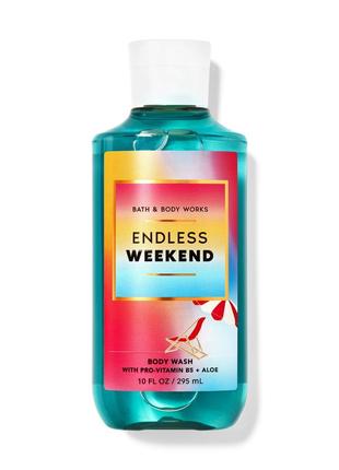 Гель для душа bath and body works endless weekend